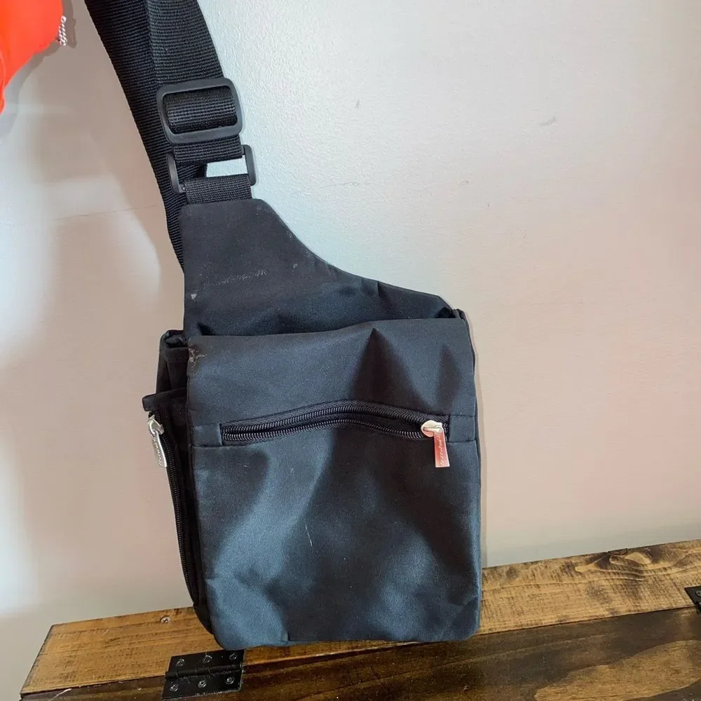 Travelon Anti-Theft Black Crossbody Shoulder Bag